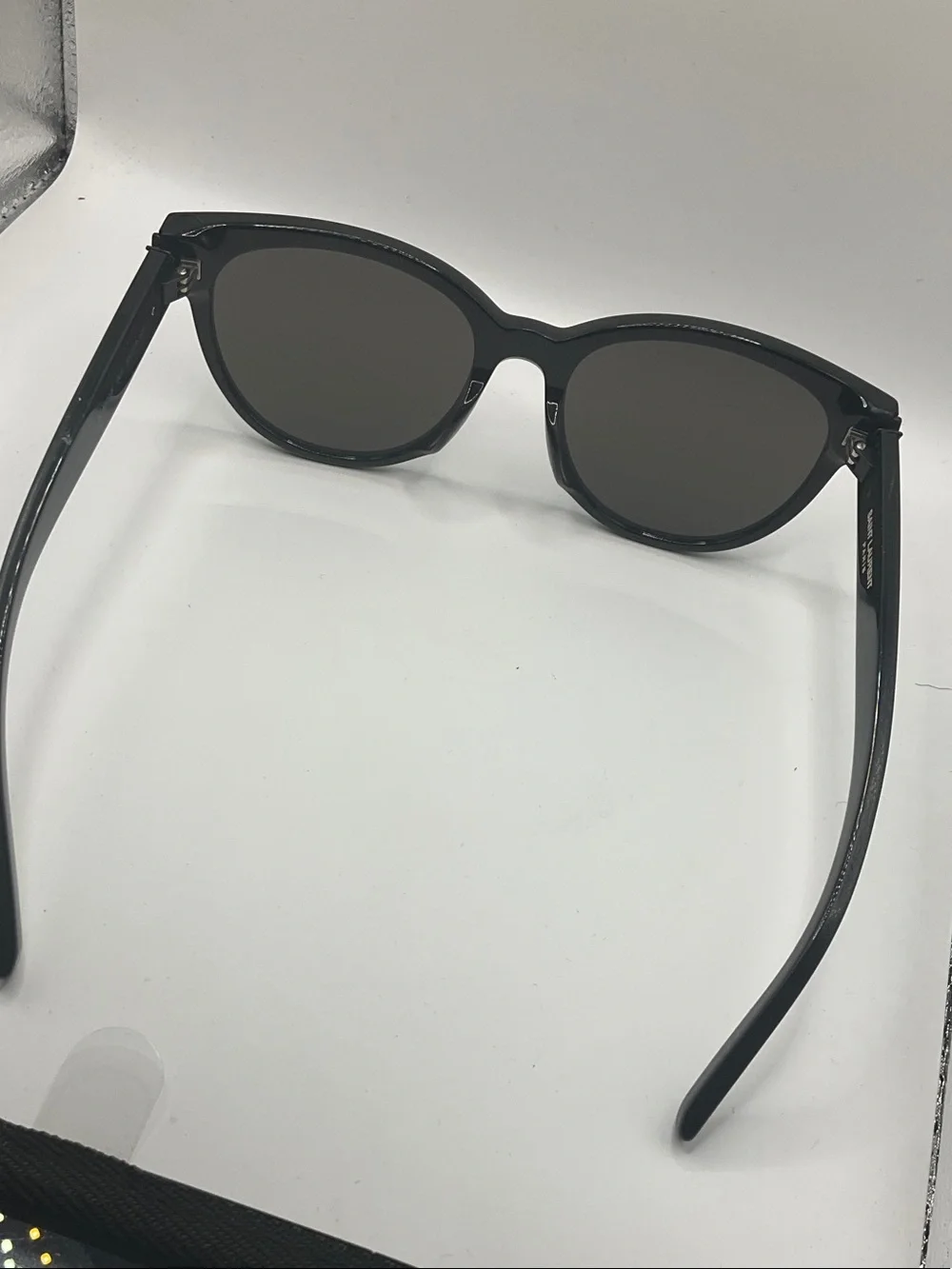 Yves Saint Laurent Black Cat-Eye Sunglasses for Women